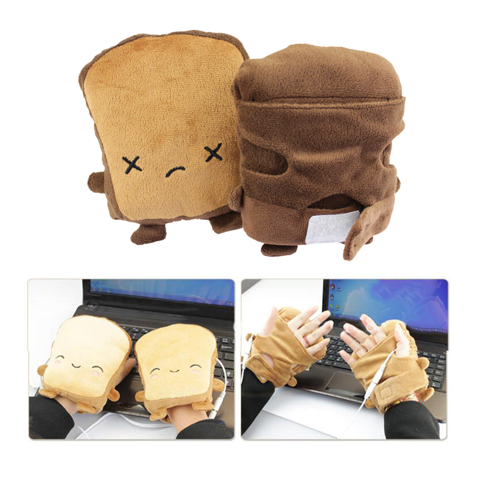 USB Heated Gloves Half Finger  - Hand Warmer Electric 评论和价格