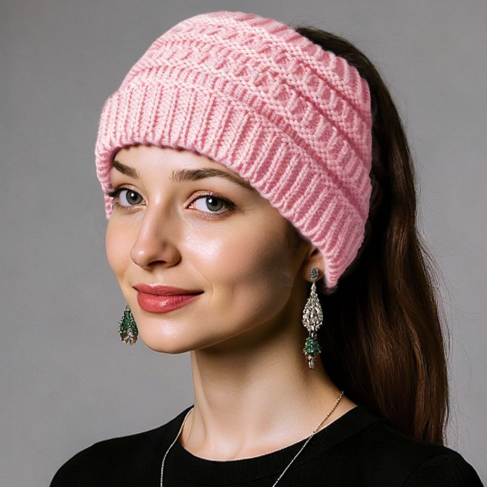 Autumn Winter Knitted Headband - Fleece Ear Warmer Band 评论和价格