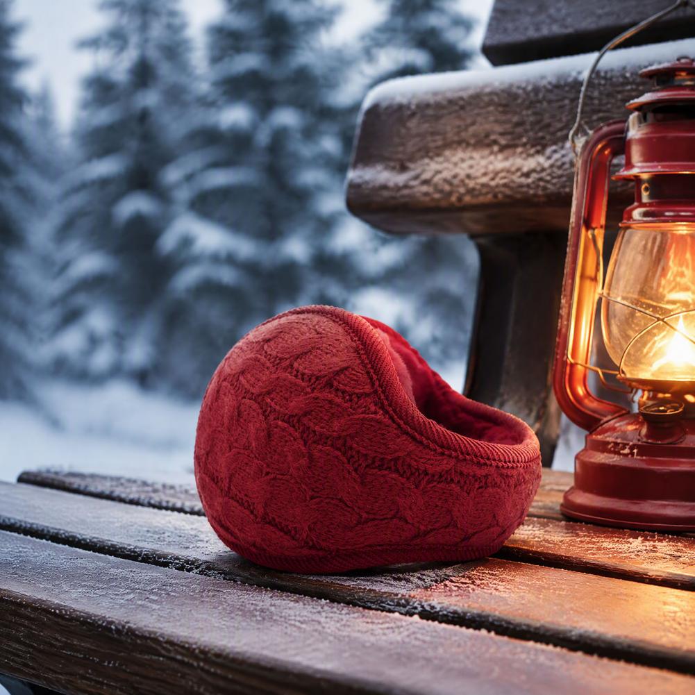 For Men Women Winter Ear Muffs - Fleece Ear Warmer Band 评论和价格