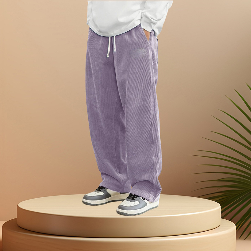 Autumn Winter Warm Motorcycle  - Corduroy Pant Warm 评论和价格