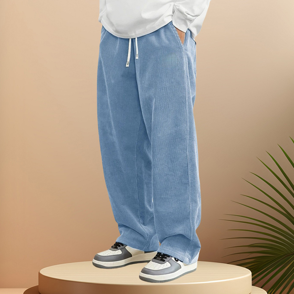 Autumn Winter Warm Motorcycle  - Corduroy Pant Warm 评论和价格