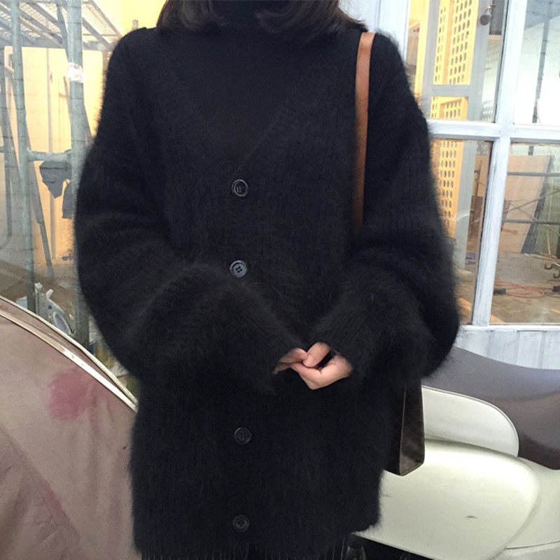 Imitation Mink Fleece Sweater  - Wool Coat Peacoat 评论和价格