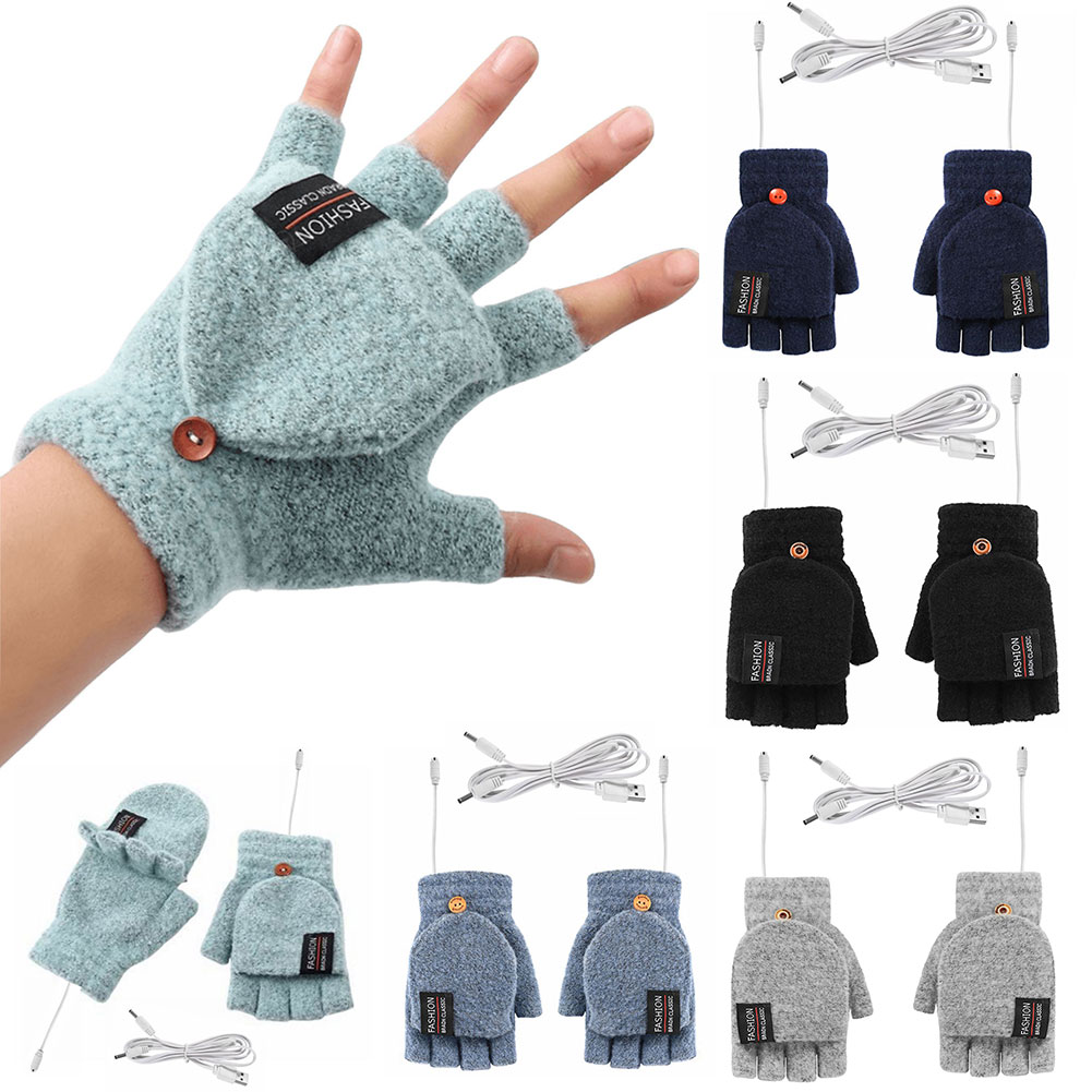 USB Electric Heated Gloves Adj - Hand Warmer Electric 评论和价格