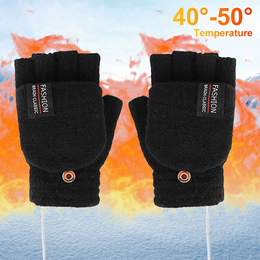 USB Electric Heated Gloves Adj - Hand Warmer Electric 评论和价格