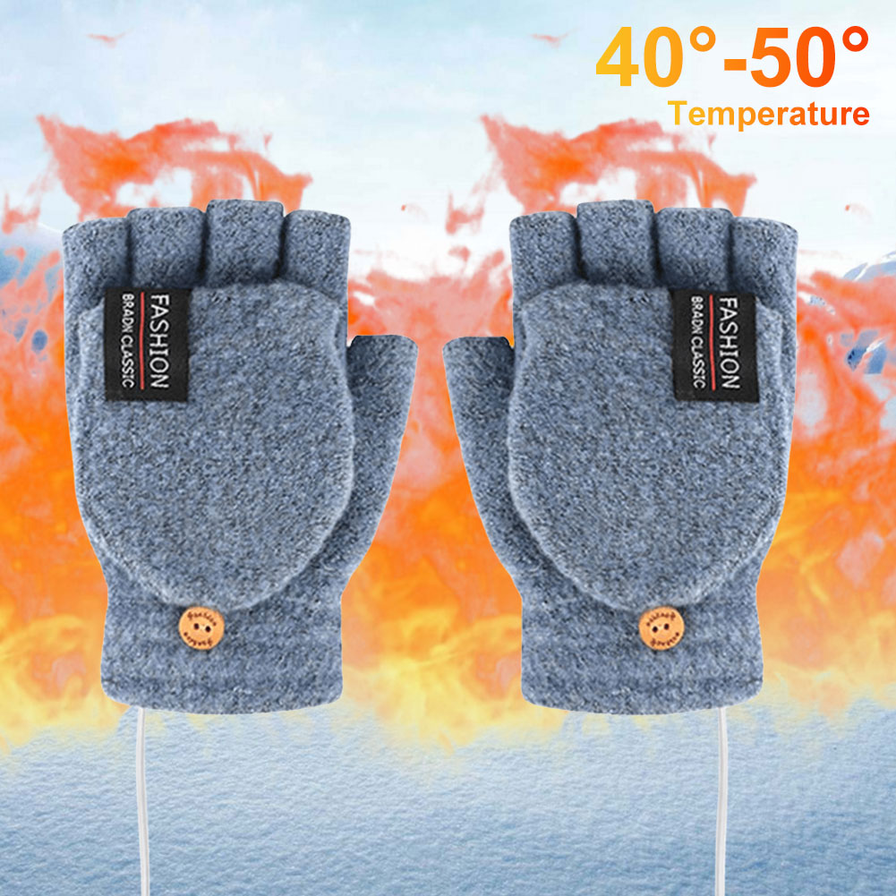 USB Electric Heated Gloves Adj - Hand Warmer Electric 评论和价格